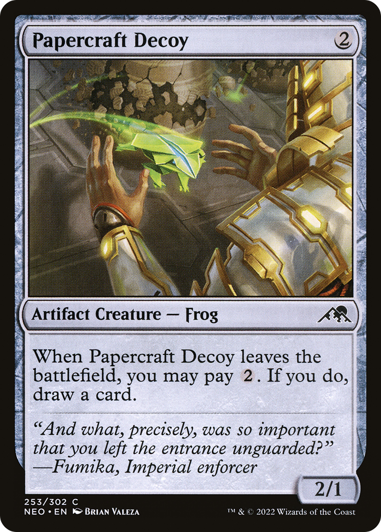 Papercraft Decoy (253) [Kamigawa: Neon Dynasty] - Deck Out Gaming