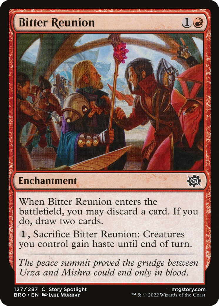 Bitter Reunion (127) [The Brothers' War] foil - Deck Out Gaming