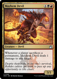 Mayhem Devil (199) [Ravnica Remastered] foil - Deck Out Gaming