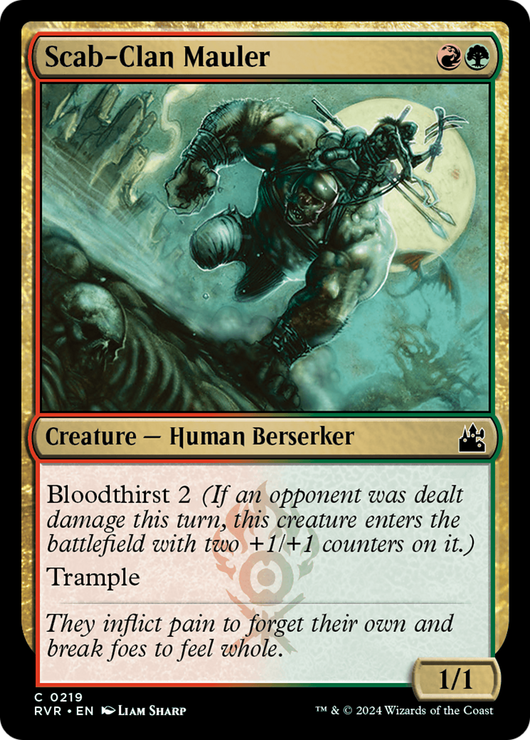 Scab-Clan Mauler (219) [Ravnica Remastered] - Deck Out Gaming
