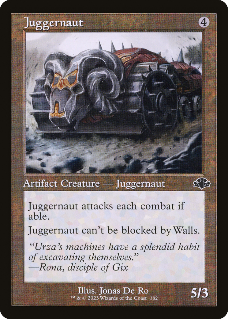 Juggernaut (Retro Frame) (382) [Dominaria Remastered] foil - Deck Out Gaming