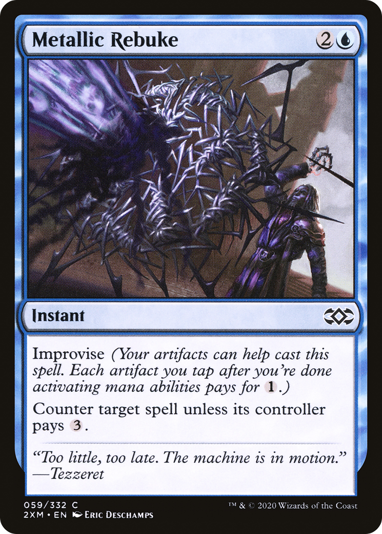 Metallic Rebuke (59) [Double Masters] foil - Deck Out Gaming