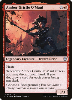 Amber Gristle O'Maul (159) [Commander Legends: Battle for Baldur's Gate] - Deck Out Gaming