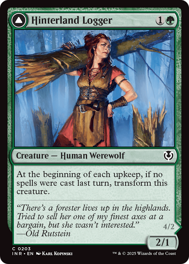 Hinterland Logger (203) [Innistrad Remastered] foil - Deck Out Gaming