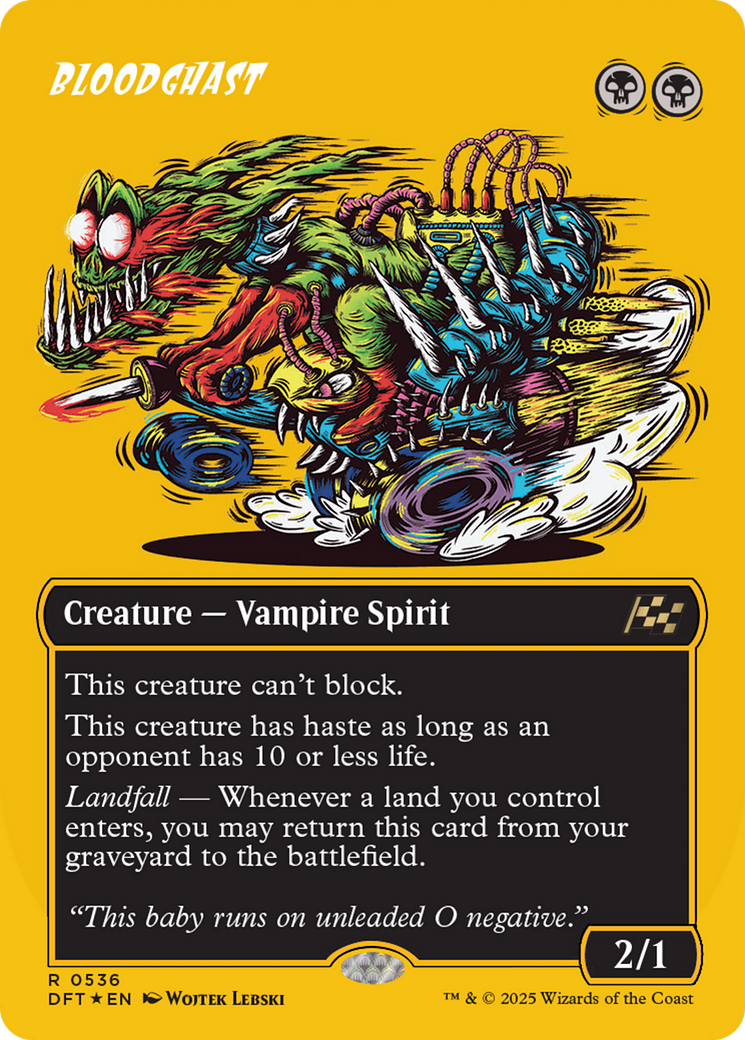 Bloodghast (Borderless) (First-Place Foil) (536) [Aetherdrift] foil - Deck Out Gaming