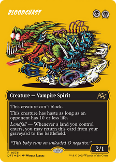 Bloodghast (Borderless) (First-Place Foil) (536) [Aetherdrift] foil - Deck Out Gaming