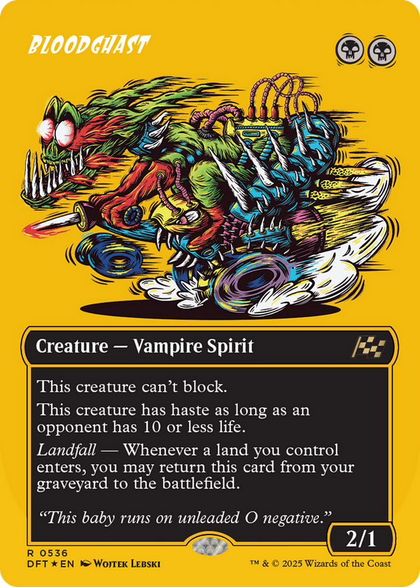 Bloodghast (Borderless) (First-Place Foil) (536) [Aetherdrift] foil - Deck Out Gaming