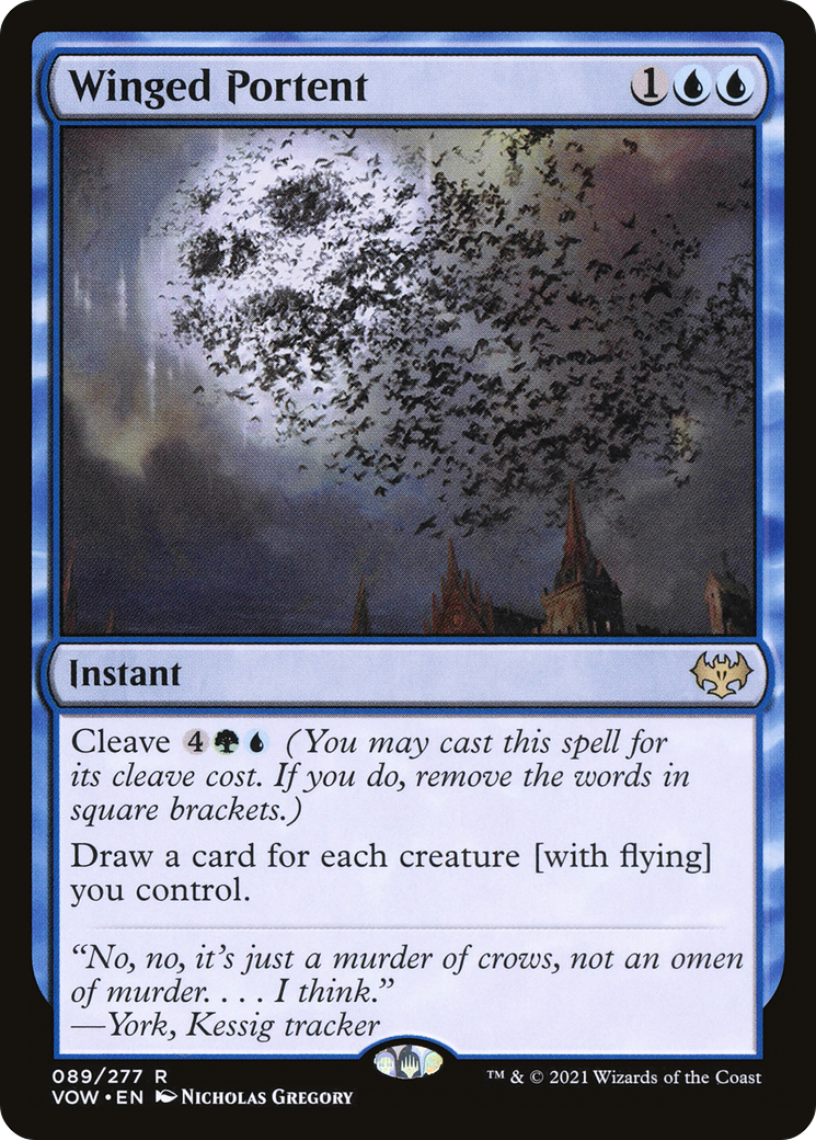 Winged Portent (89) [Innistrad: Crimson Vow] - Deck Out Gaming