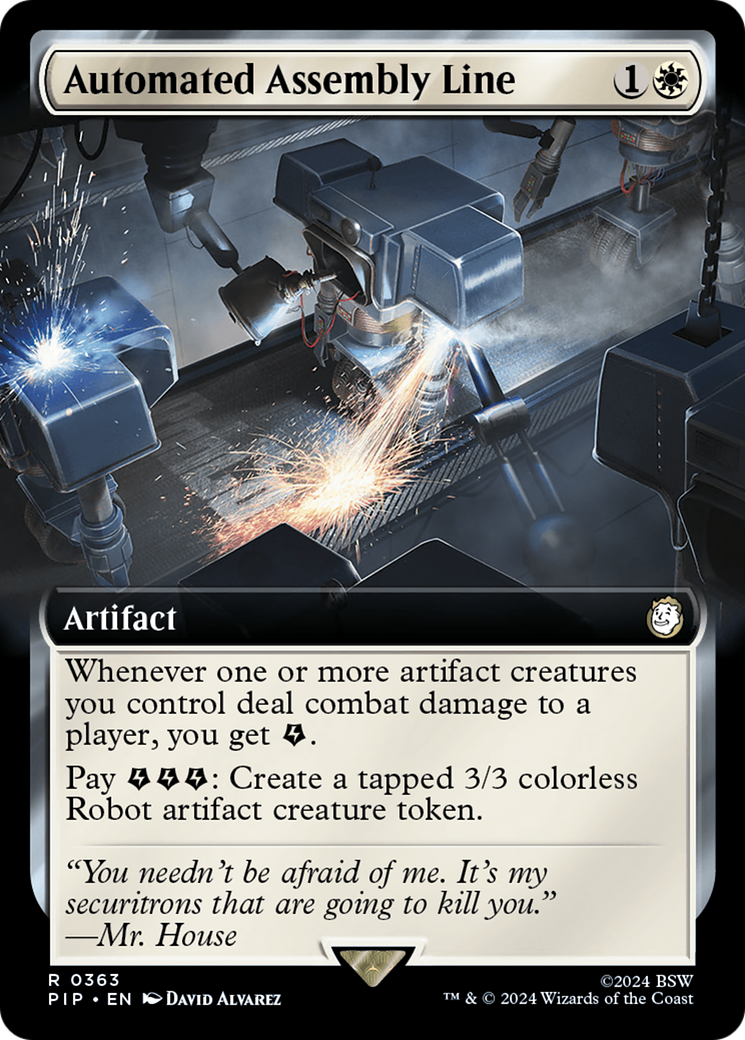 Automated Assembly Line (Extended Art) (363) [Fallout] - Deck Out Gaming