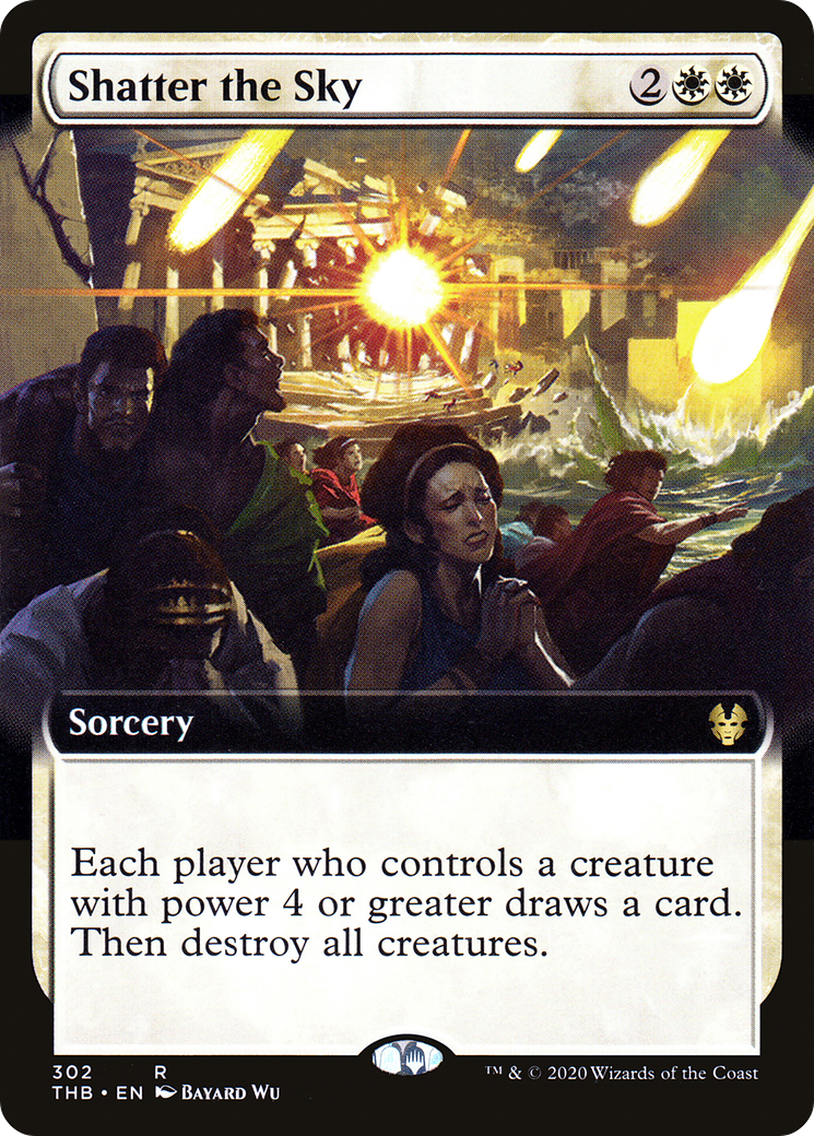 Shatter the Sky (Extended Art) (302) [Theros Beyond Death] - Deck Out Gaming