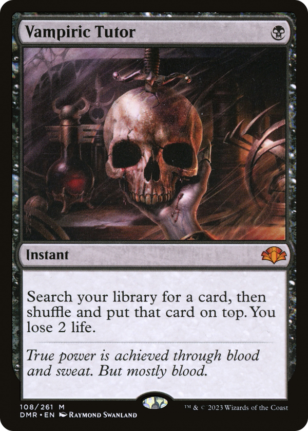 Vampiric Tutor (108) [Dominaria Remastered] foil - Deck Out Gaming