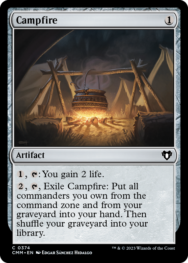 Campfire (374) [Commander Masters] foil - Deck Out Gaming