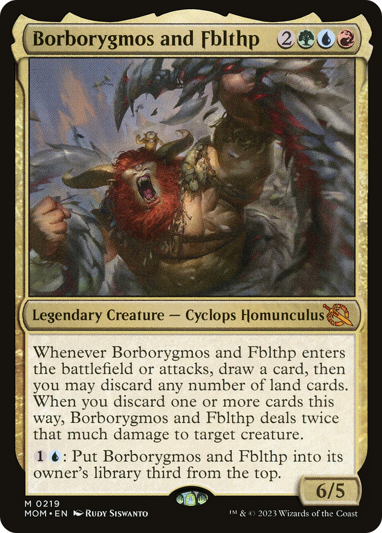 Borborygmos and Fblthp (219) [March of the Machine] - Deck Out Gaming