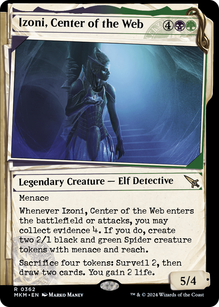 Izoni, Center of the Web (Showcase) (362) [Murders at Karlov Manor] - Deck Out Gaming