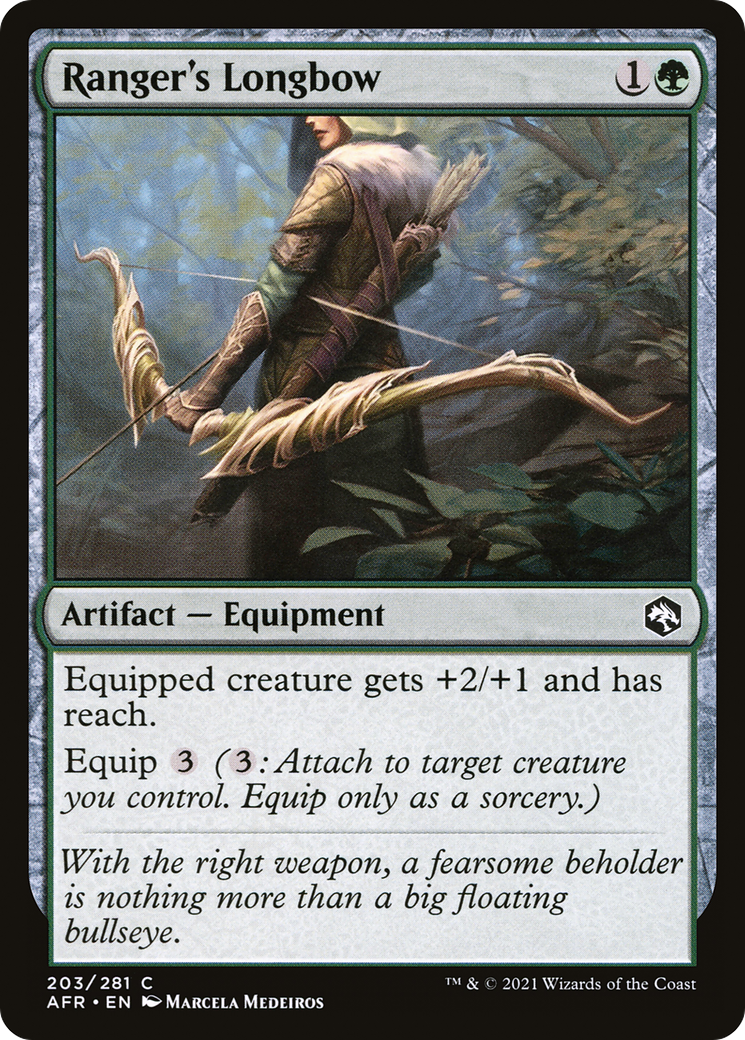 Ranger's Longbow (203) [Adventures in the Forgotten Realms] foil - Deck Out Gaming