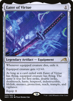 Eater of Virtue (245) [Kamigawa: Neon Dynasty] - Deck Out Gaming