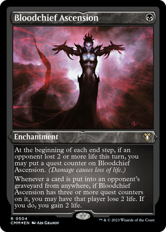 Bloodchief Ascension (504) [Commander Masters] etched - Deck Out Gaming