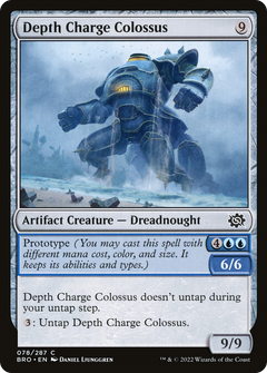 Depth Charge Colossus (78) [The Brothers' War] foil - Deck Out Gaming