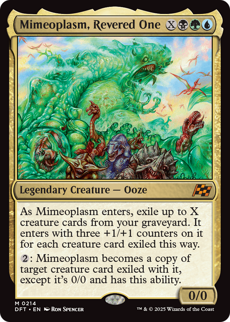 Mimeoplasm, Revered One (214) [Aetherdrift] - Deck Out Gaming