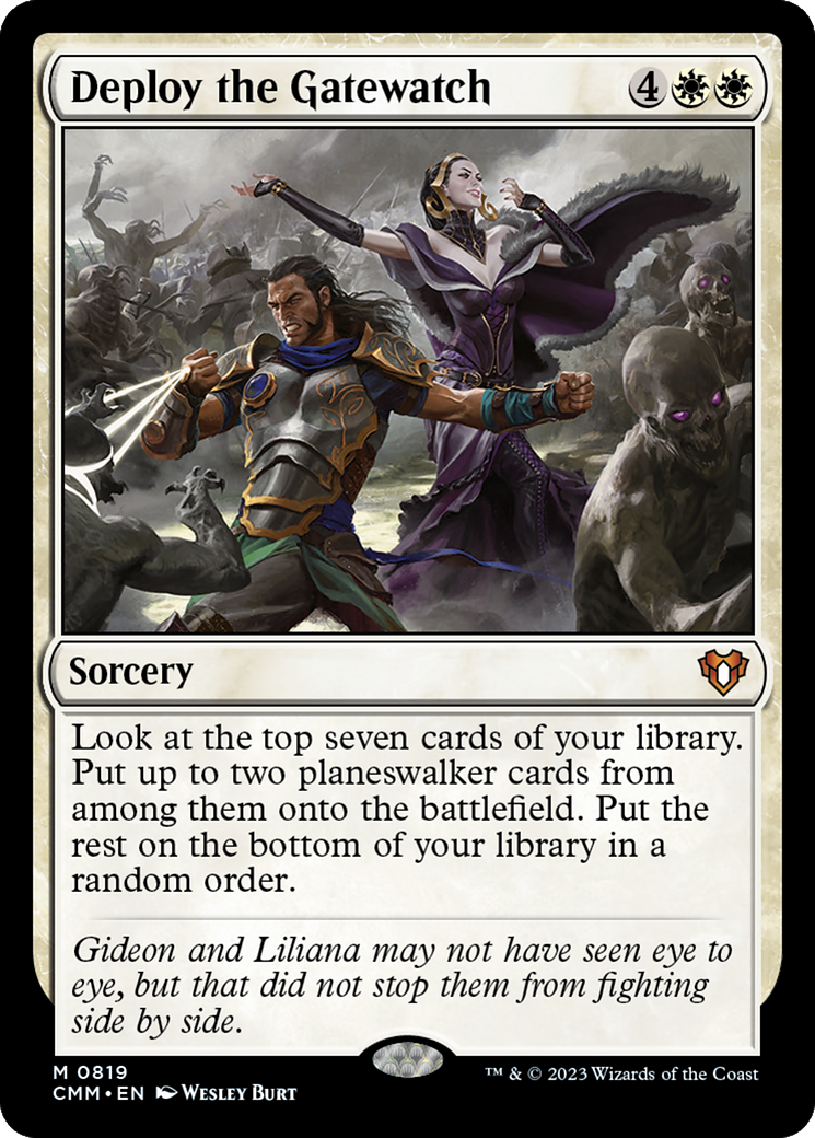 Deploy the Gatewatch (819) [Commander Masters] - Deck Out Gaming