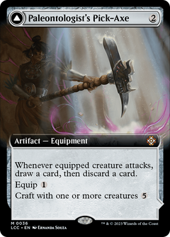 Paleontologist's Pick-Axe (Extended Art) (36) [The Lost Caverns of Ixalan Commander] - Deck Out Gaming