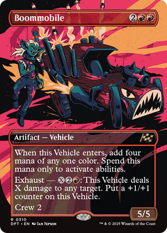 Boommobile (Borderless) (310) [Aetherdrift] foil - Deck Out Gaming