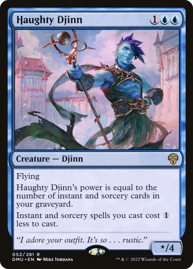 Haughty Djinn (52) [Dominaria United] - Deck Out Gaming
