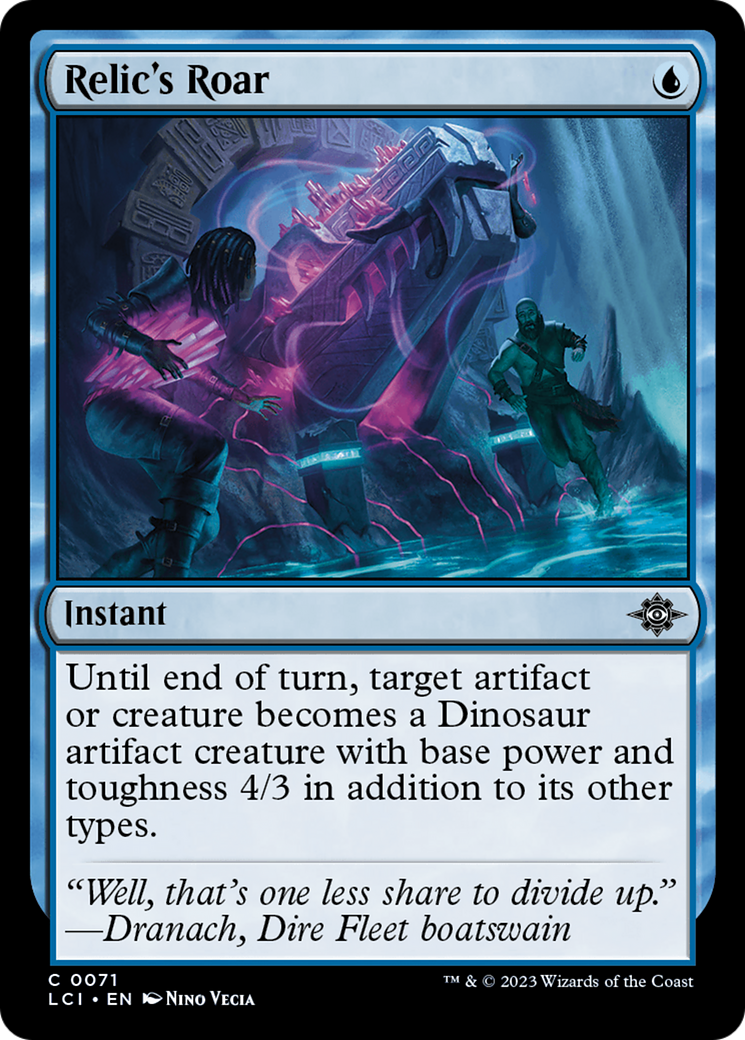 Relic's Roar (71) [The Lost Caverns of Ixalan] foil - Deck Out Gaming