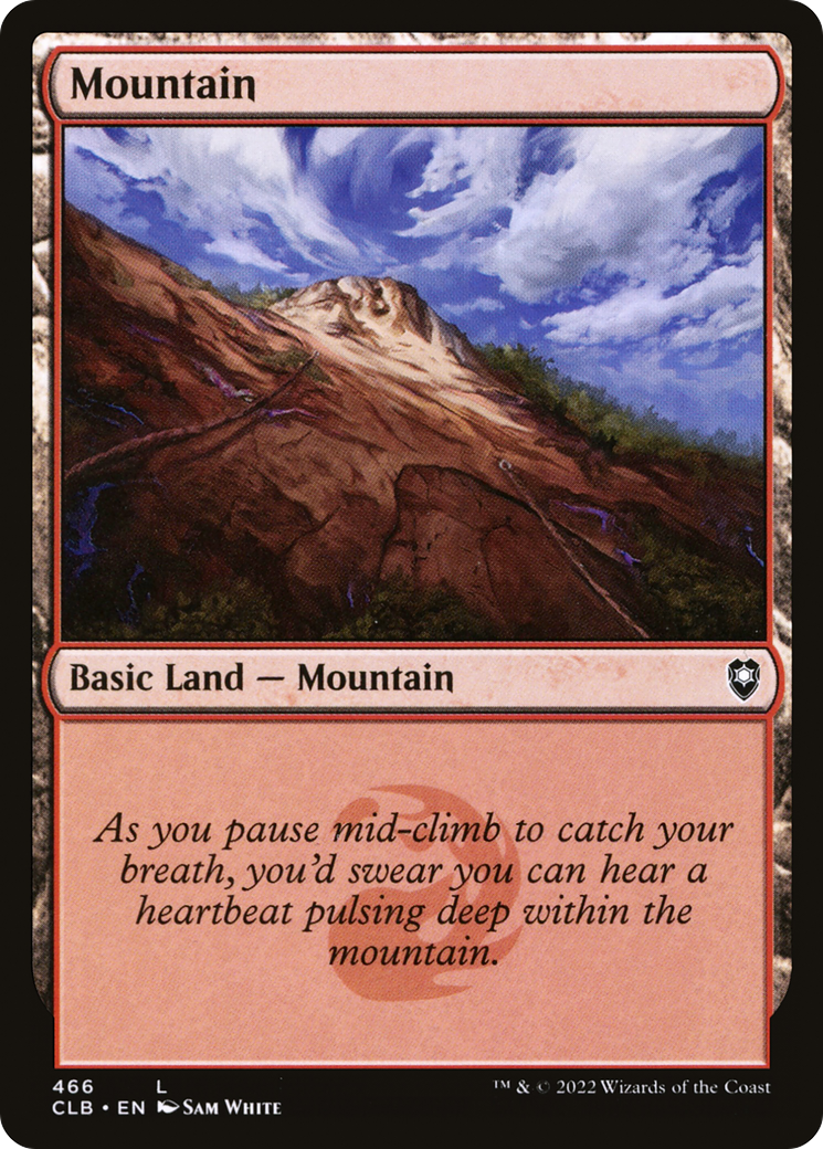 Mountain (466) (466) [Commander Legends: Battle for Baldur's Gate] - Deck Out Gaming