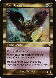 Baleful Strix (Retro Frame) (120) [Commander: The Brothers' War] - Deck Out Gaming