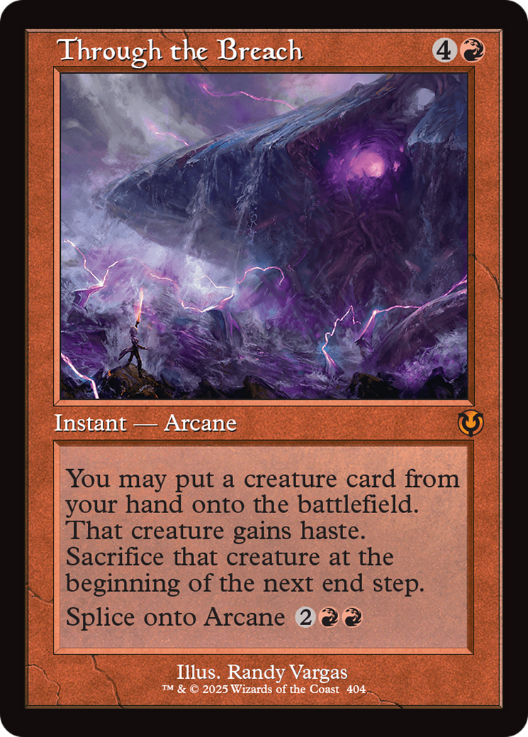 Through the Breach (Retro Frame) (404) [Innistrad Remastered] - Deck Out Gaming