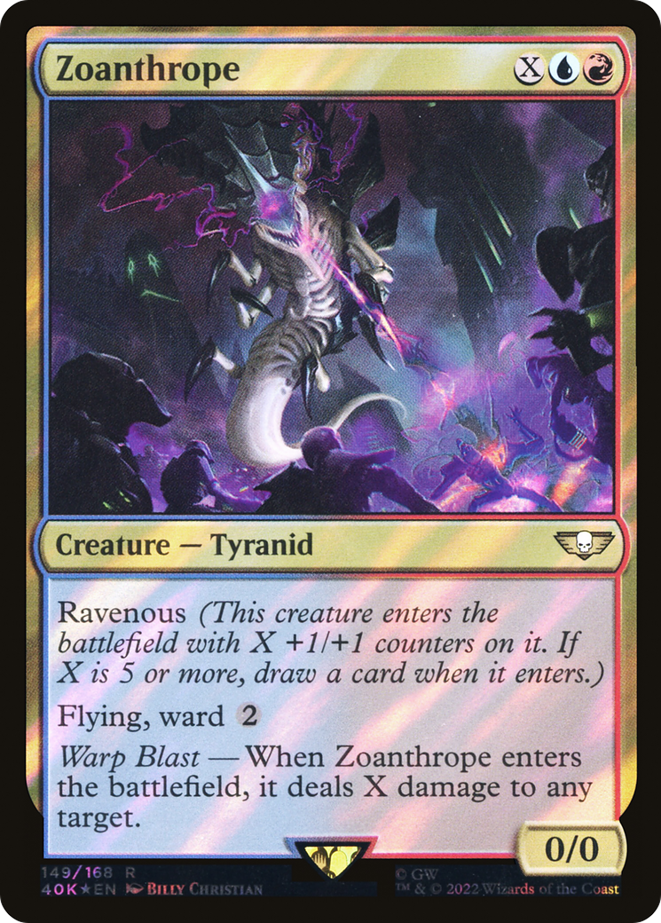 Zoanthrope (Surge Foil) (149) [Warhammer 40,000 Commander] foil - Deck Out Gaming