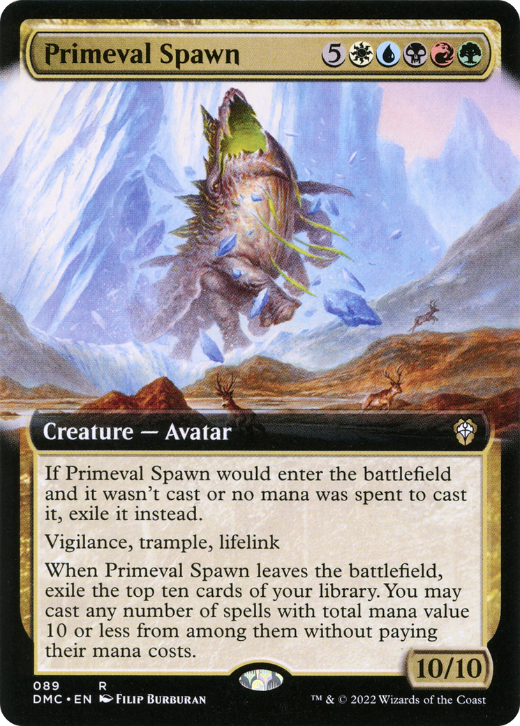Primeval Spawn (Extended Art) (89) [Commander: Dominaria United] - Deck Out Gaming