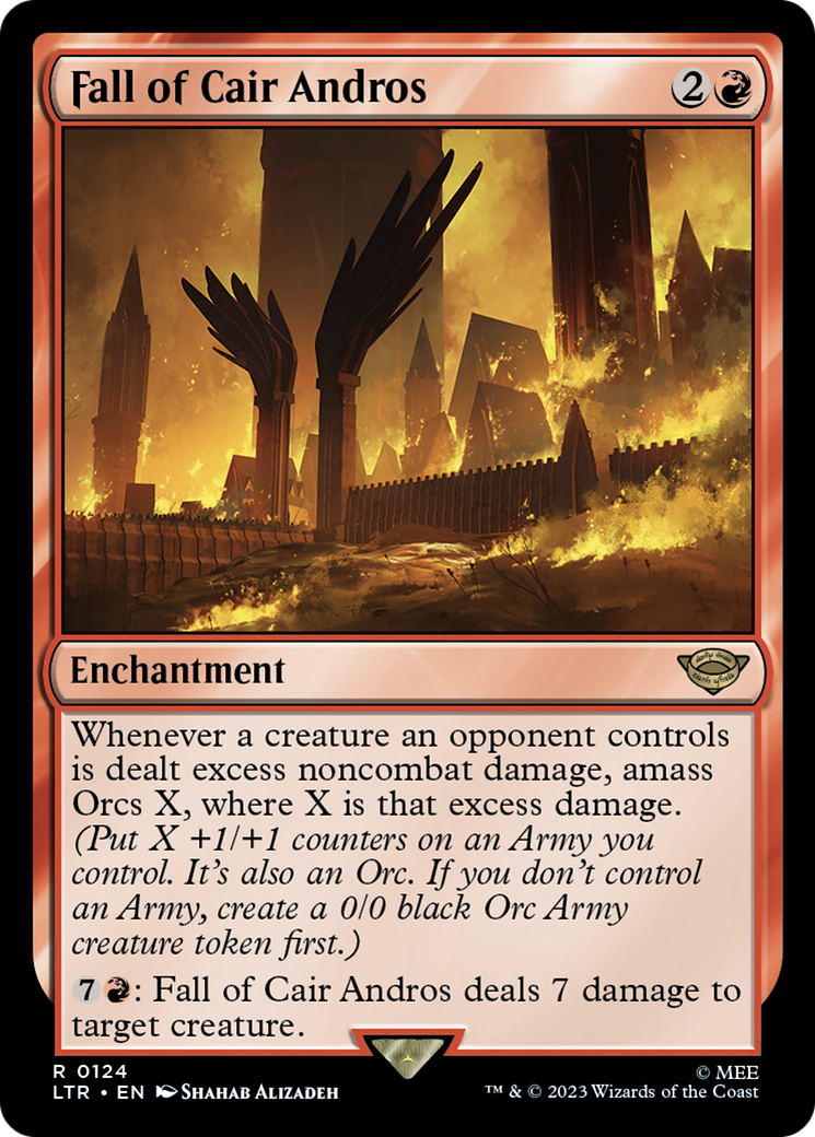 Fall of Cair Andros (124) [The Lord of the Rings: Tales of Middle-earth] foil - Deck Out Gaming