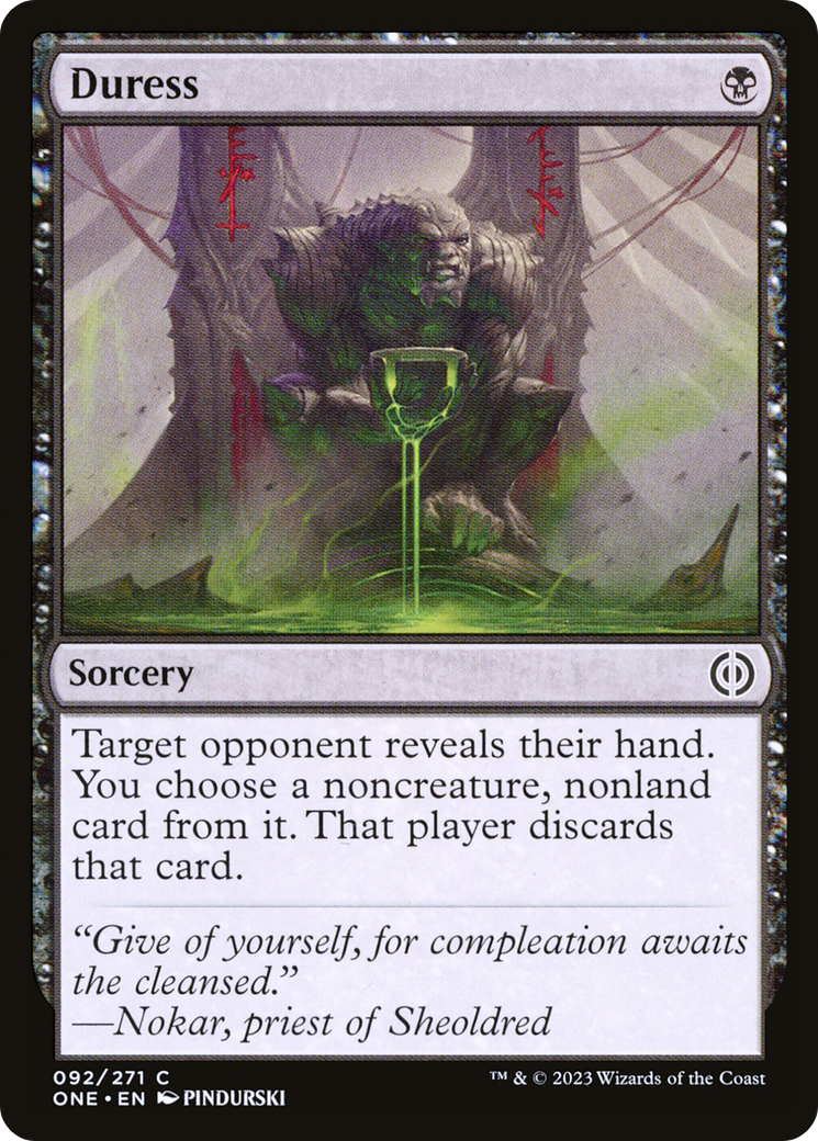 Duress (92) [Phyrexia: All Will Be One] - Deck Out Gaming
