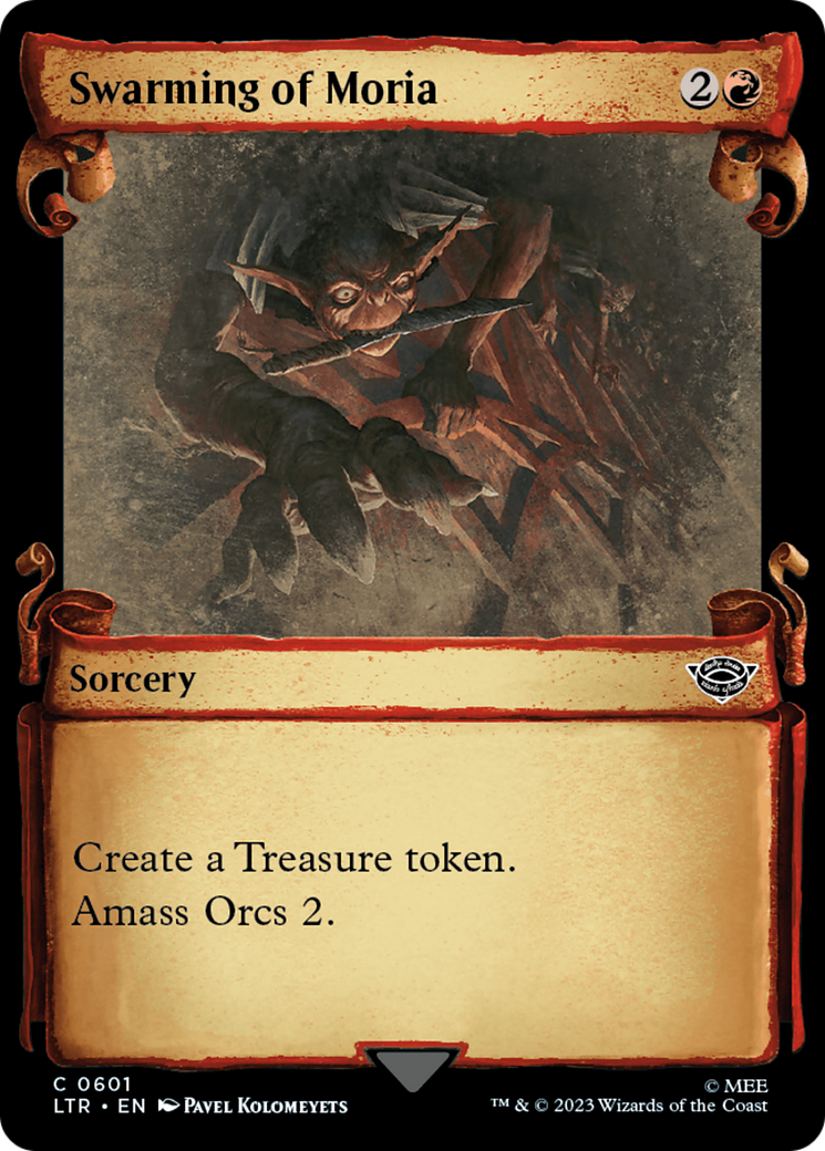 Swarming of Moria (Showcase Scrolls) (601) [The Lord of the Rings: Tales of Middle-earth] - Deck Out Gaming