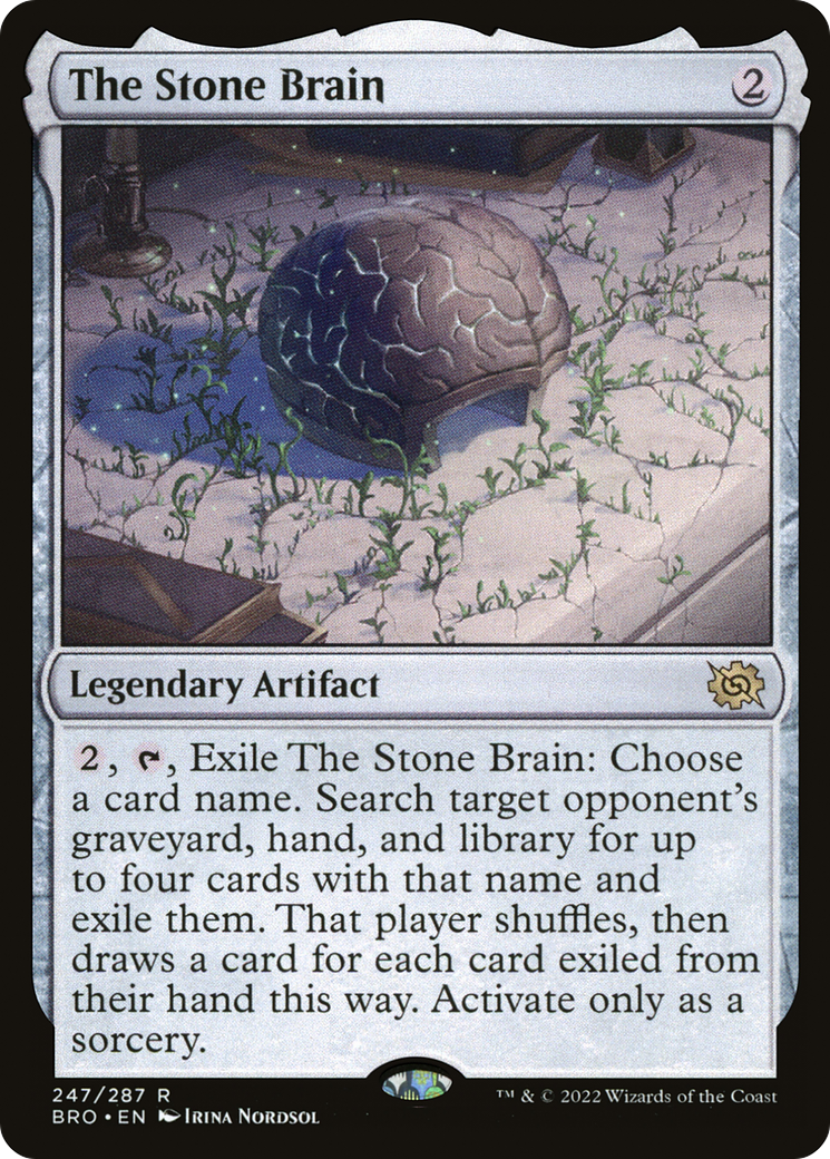 The Stone Brain (247) [The Brothers' War] - Deck Out Gaming