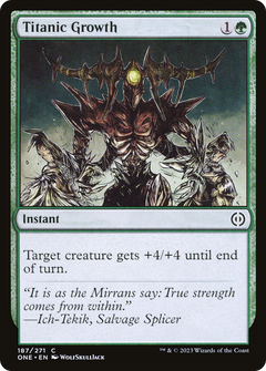 Titanic Growth (187) [Phyrexia: All Will Be One] foil-1