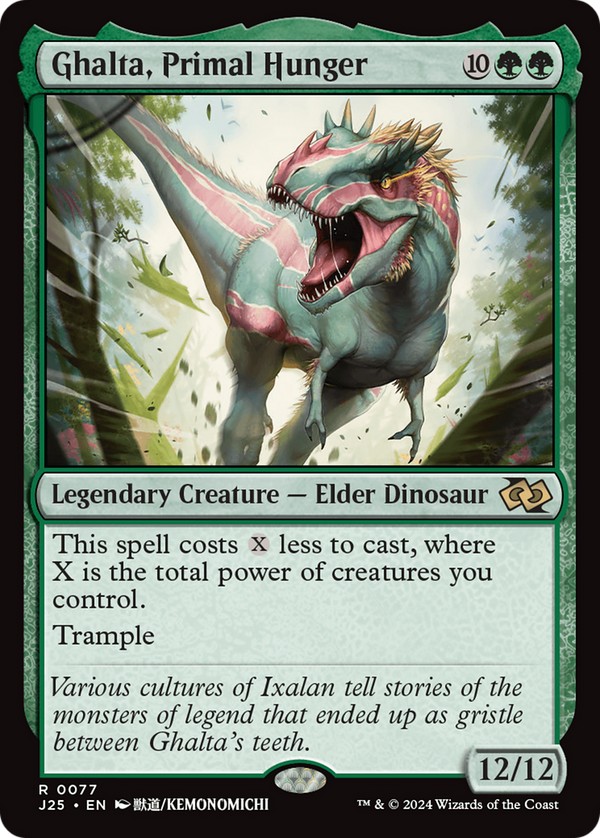 Ghalta, Primal Hunger (Anime) (77) [Foundations Jumpstart] - Deck Out Gaming