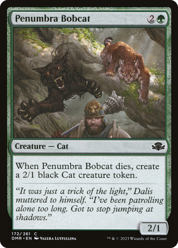 Penumbra Bobcat (172) [Dominaria Remastered] - Deck Out Gaming