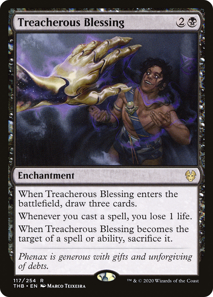 Treacherous Blessing (117) [Theros Beyond Death] - Deck Out Gaming
