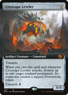 Cityscape Leveler (Extended Art) (363) [The Brothers' War] - Deck Out Gaming