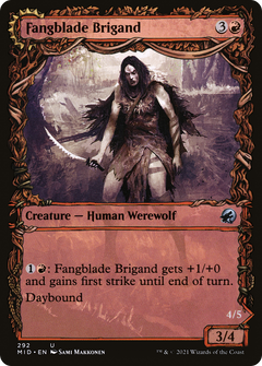 Fangblade Brigand // Fangblade Eviscerator (292) [Innistrad: Midnight Hunt] foil - Deck Out Gaming
