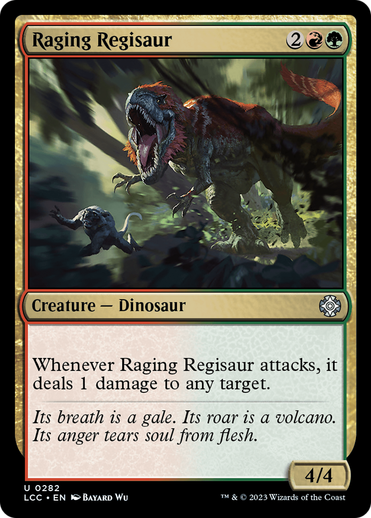 Raging Regisaur (282) [The Lost Caverns of Ixalan Commander] - Deck Out Gaming