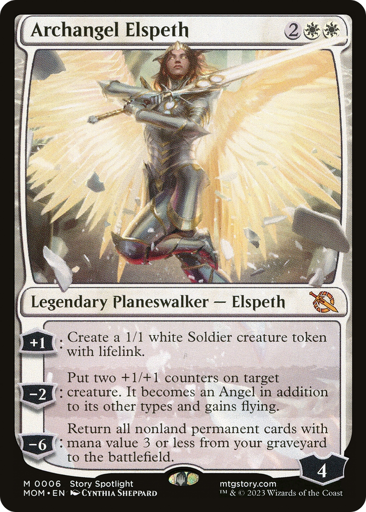 Archangel Elspeth (6) [March of the Machine] foil - Deck Out Gaming