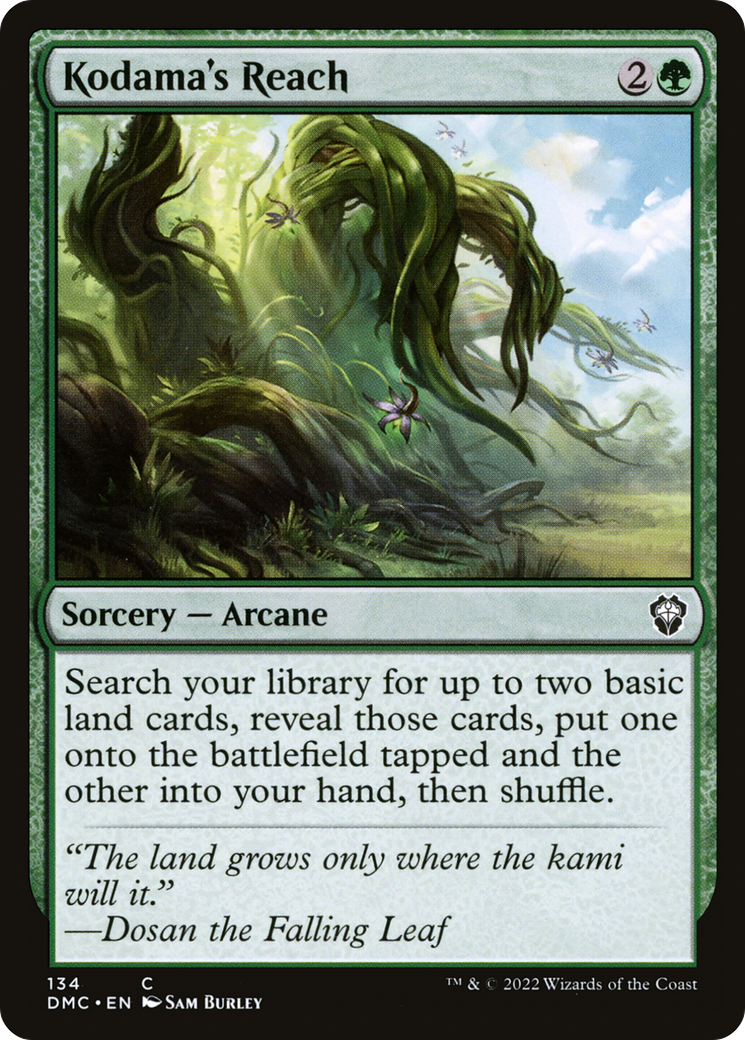 Kodama's Reach (134) [Dominaria United Commander] - Deck Out Gaming