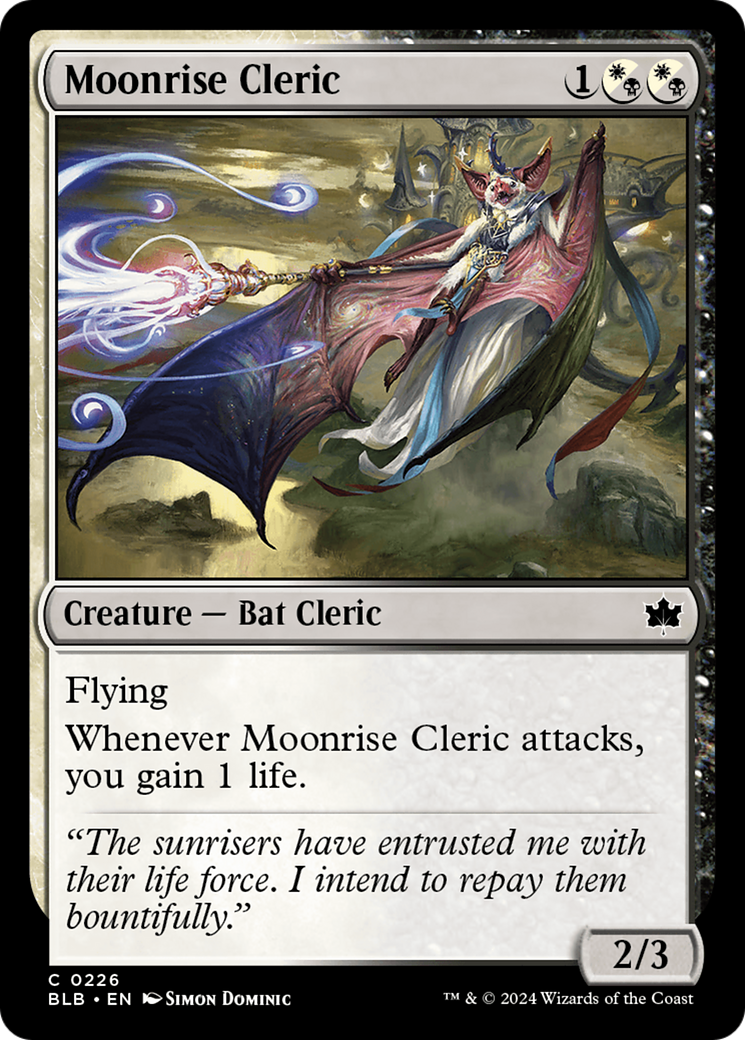 Moonrise Cleric (226) [Bloomburrow] foil - Deck Out Gaming