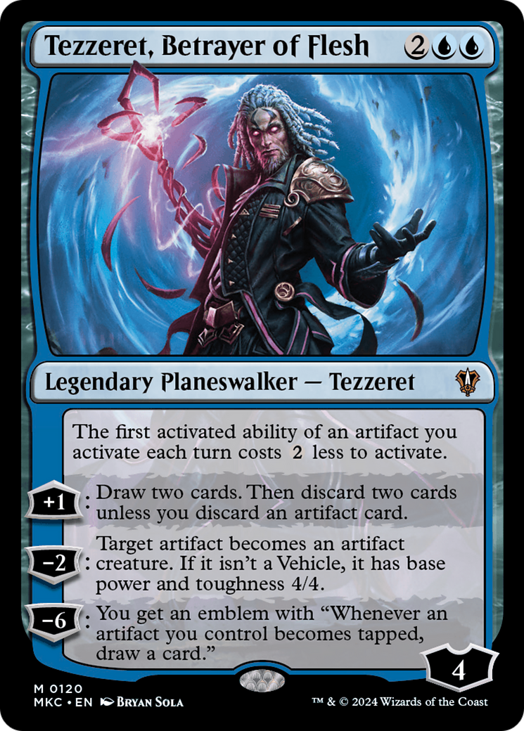 Tezzeret, Betrayer of Flesh (120) [Murders at Karlov Manor Commander] - Deck Out Gaming