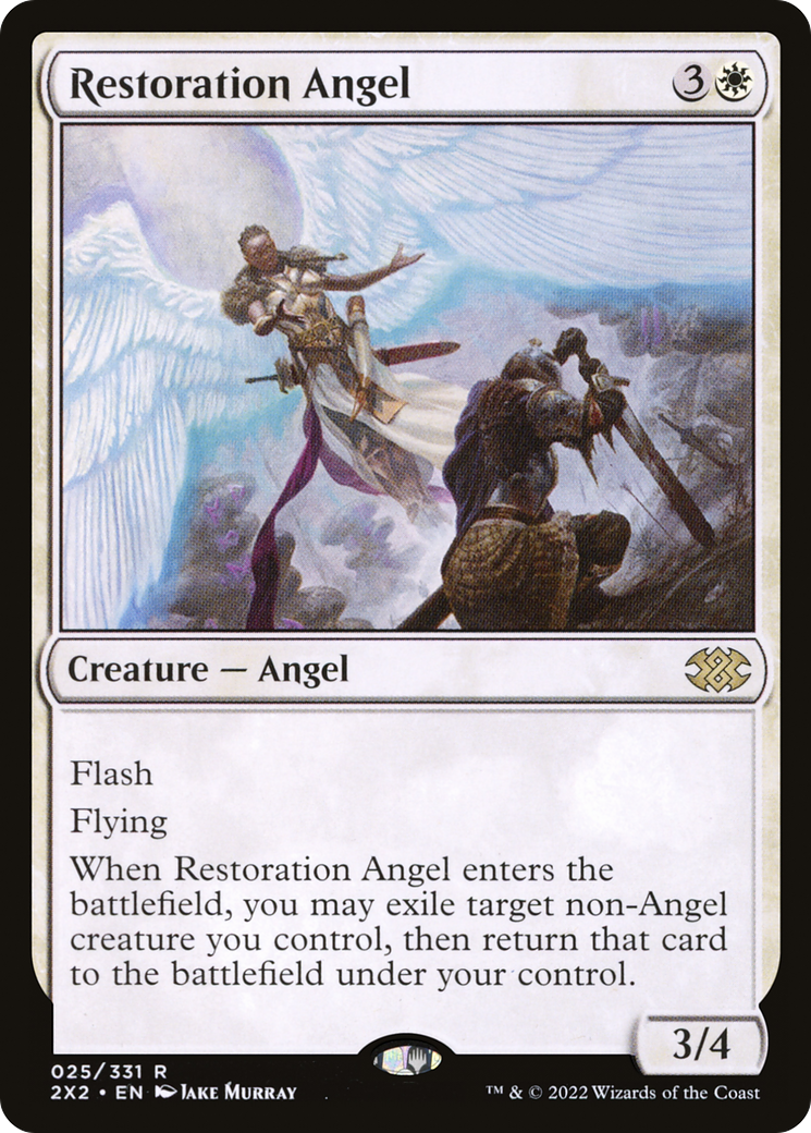 Restoration Angel (25) [Double Masters 2022] foil - Deck Out Gaming