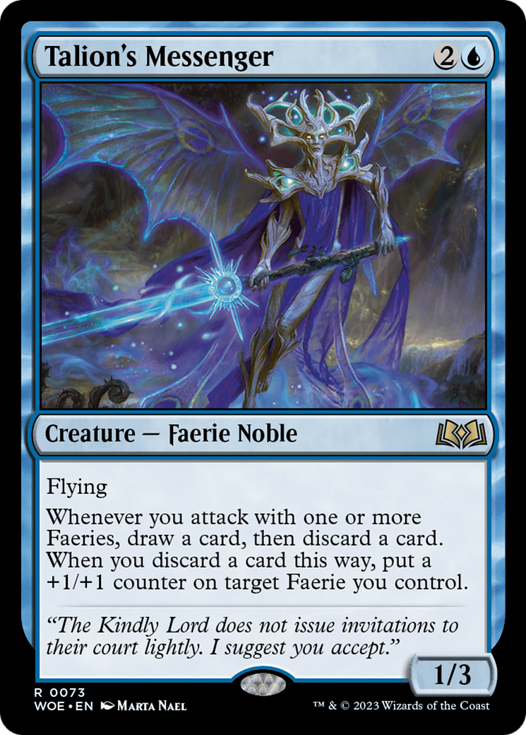 Talion's Messenger (73) [Wilds of Eldraine] foil - Deck Out Gaming